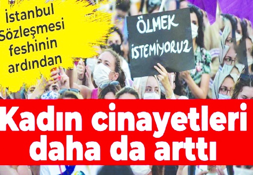 Kadınların yüzde 60’ı aile bireyleri tarafından öldürüldü