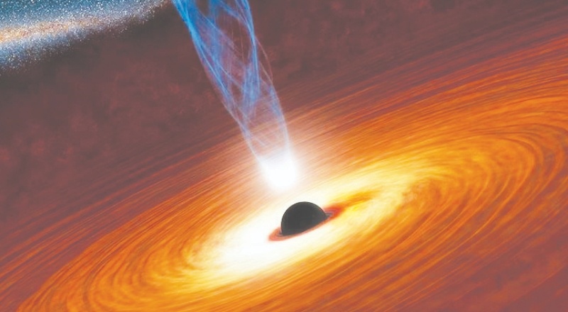 13.1 milyar yıllık karadelik rüzgarı keşfedildi