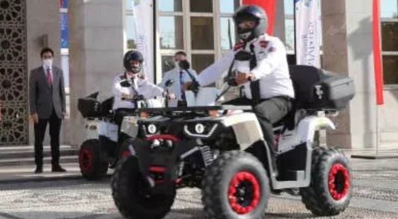 8 adet elektrikli scooter ve 4 adet ATV motosikleti kullanıma sunuldu