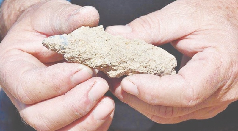 8 bin 500 yıllık el aleti bulundu