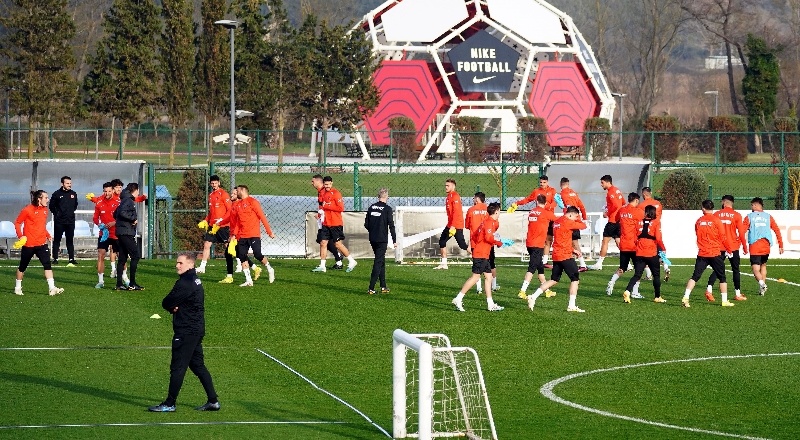 A Milli Takım, Ermenistan ve Hırvatistan maçlarının hazırlıklarını sürdürdü