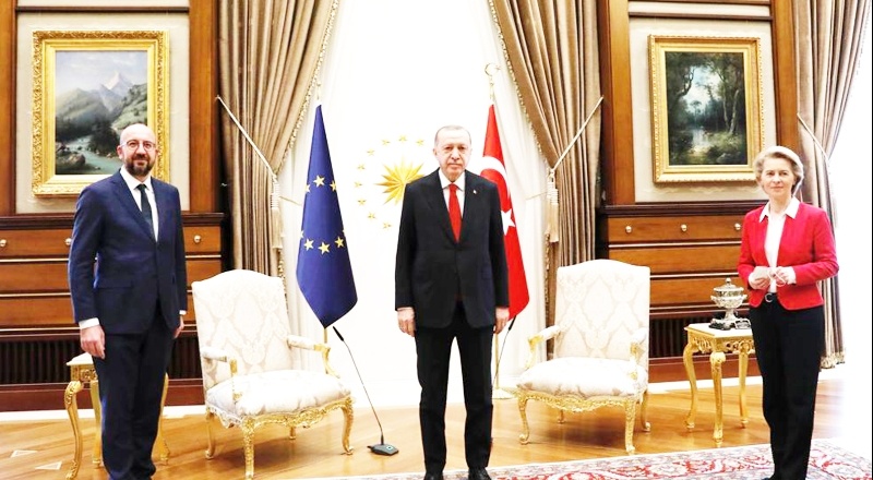 AB liderleri, Cumhurbaşkanı Erdoğan'la bir araya geldi