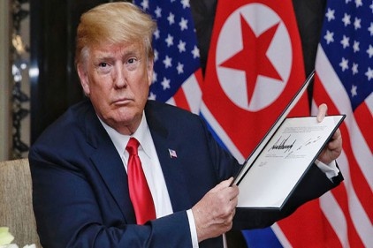 ABD Başkanı Trump, 'Kuzey Kore’ye yaptırımlar devam edecek'