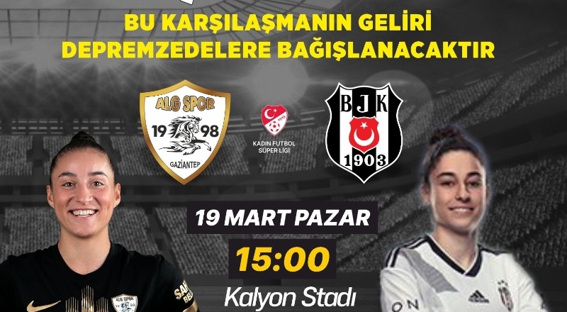 ALG Spor, Beşiktaş ile Kalyon Stadı'nda karşılaşacak