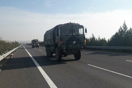 Askeri konvoy, Gaziantep istikametine geliyor