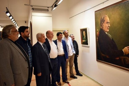 “Atatürk Portreleri” sergisinde 20 eser bulunuyor
