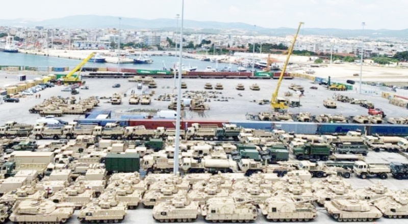 Bin askeri araç ve 120 helikopter... ABD'den Dedeağaç'a yığınak hazırlığı
