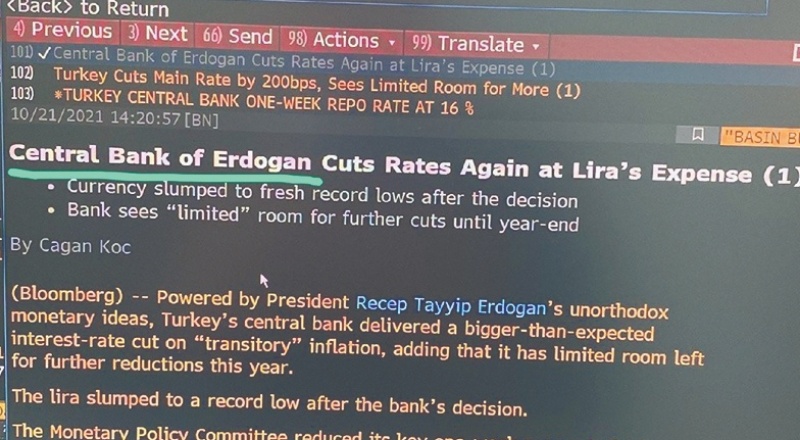 Bloomberg'den dikkat çeken faiz haberi: Erdoğan'ın Merkez Bankası…
