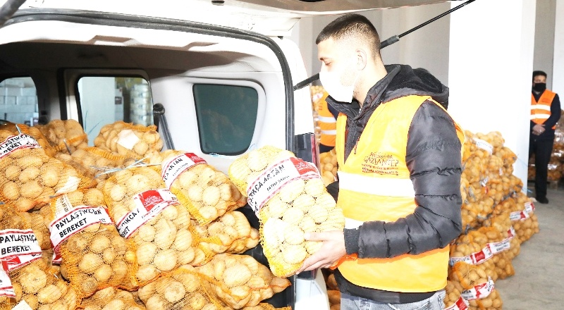 Çiftçiden vatandaşa 750 ton patates ulaştırılacak