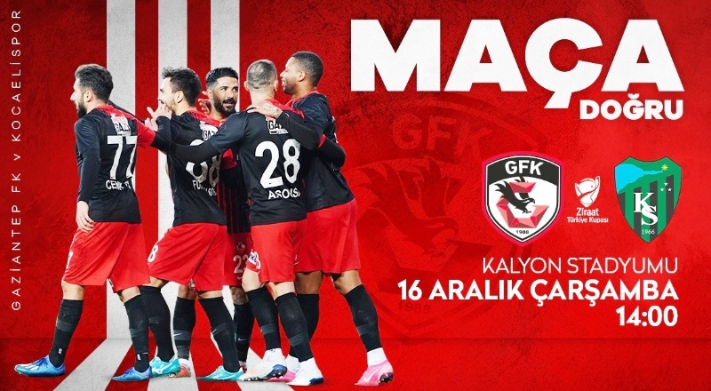 Gaziantep FK, Kocaelispor ile karşı karşıya geliyor