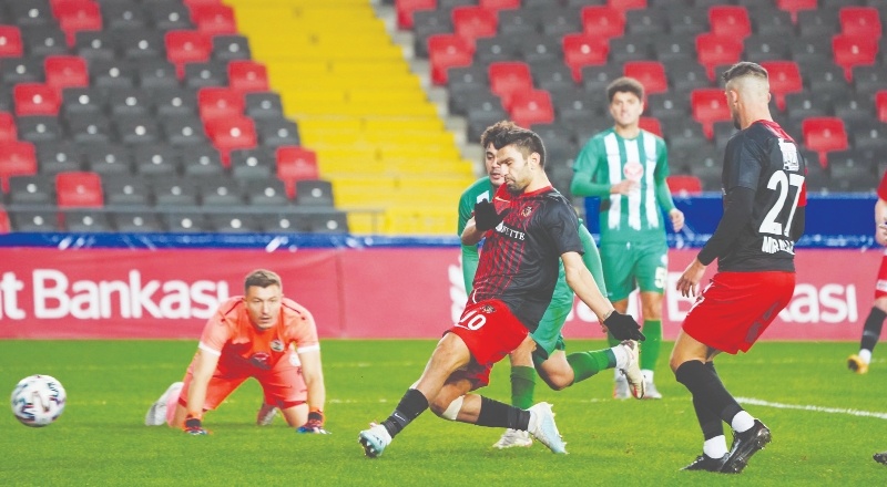 Gaziantep FK, kupa maçında farklı galip 3-0