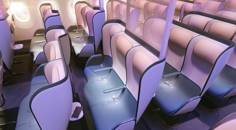 Havayolu şirketi virüs öldüren uçak koltuğu tasarladı