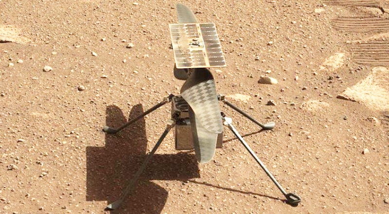 Ingenuity, Mars'tan ilk renkli fotoğrafı gönderdi