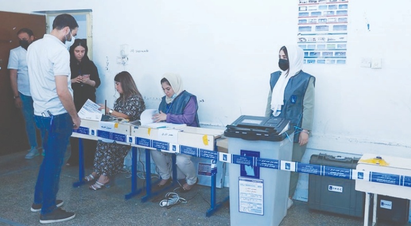 Irak seçimlerinde halkın yüzde 59'u sandık başına gitmedi