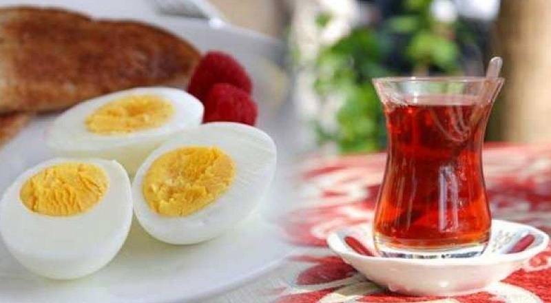 Kahvaltıda yumurta ve çay ikilisine dikkat!