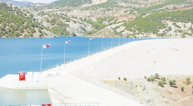 Kilis’in 2050 yılına kadarki su ihtiyacını sağlayacak olan baraj hizmete açıldı