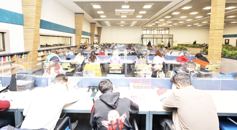 Kütüphanelere kayıtlı 2 bin 800 öğrenci var