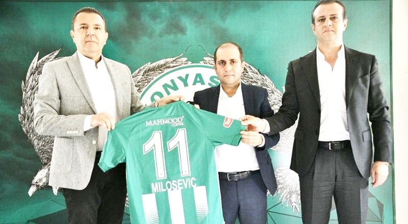 Mahmood Coffee, Konyaspor'un forma sponsoru oldu
