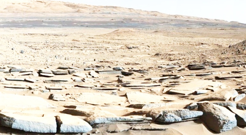 Mars'ın yüzeyinden kaybolan suyun kabuğunda sıkıştığı düşünülüyor