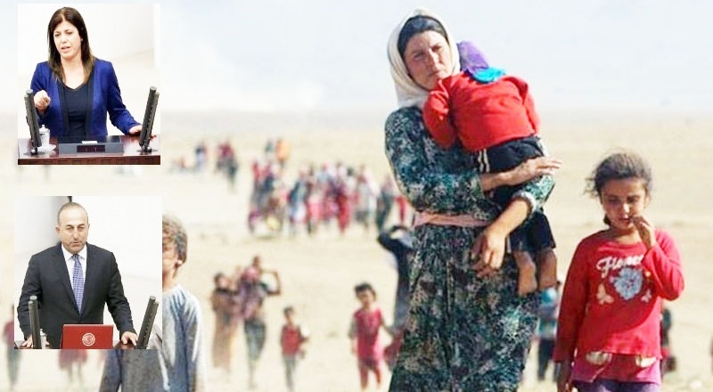 Meclis'te hükümete Ezidi Katliamı tepkisi: Çavuşoğlu tepkiler üzerine IŞİD'i kınadı