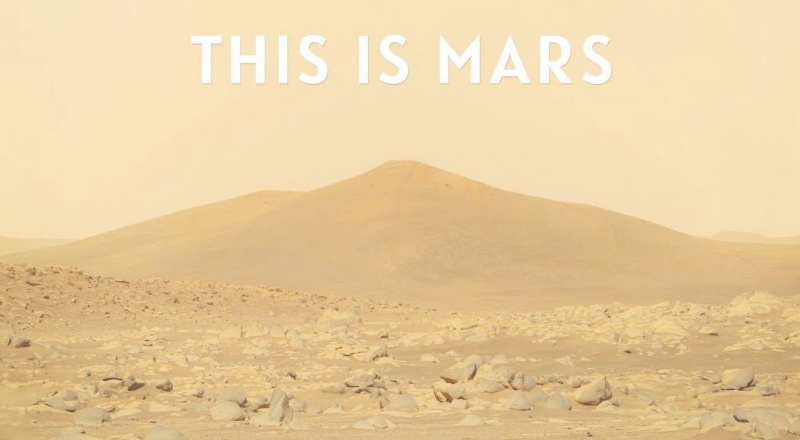 NASA'nın Mars'ta elde ettiği görüntülerden 4K kısa film yapıldı