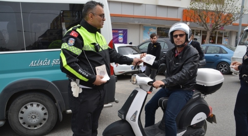 Polis, motosiklet sürücülerini uyardı