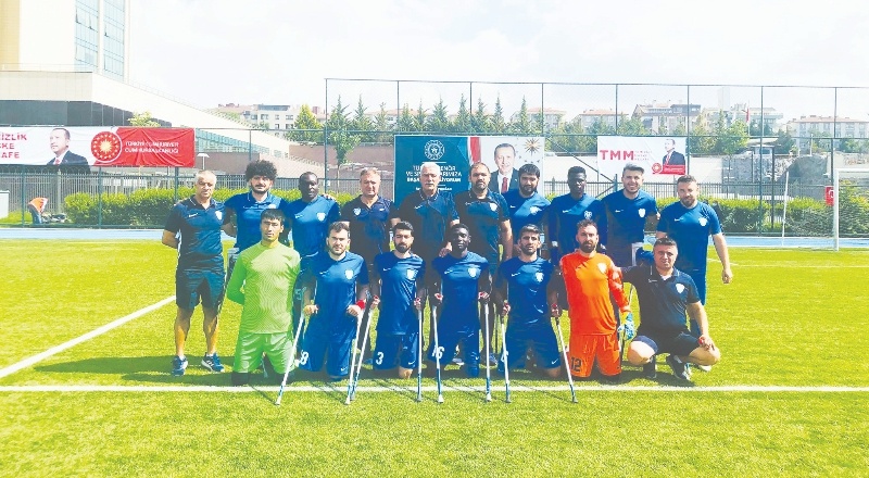Şahinbey Ampute Futbol Takımı ligdeki çıkışını sürdürdü