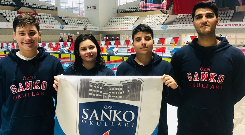 SANKO Okulları, 4 madalya kazandı