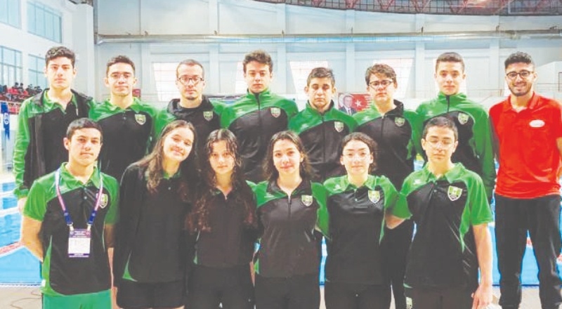 Şehitkamil Belediye Spor Kulübü Paletli Yüzme Takımı, 6 madalya kazandı
