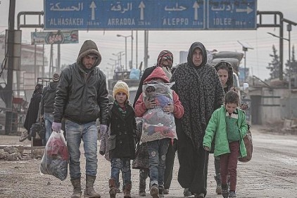 Suriye'de göç, en yüksek seviyede