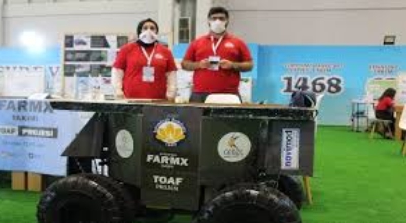 TOAF takımı tarımsal otomasyon aracıyla Teknofest'te yer aldı