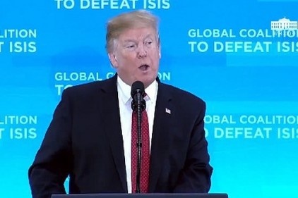 Trump: IŞİD'in elindeki topraklar yüzde 100 özgürleştirilecek