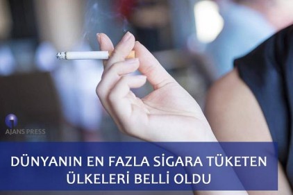 Türkiye, dünyada en fazla sigara içen ülkeler arasında 24’üncü sırasında