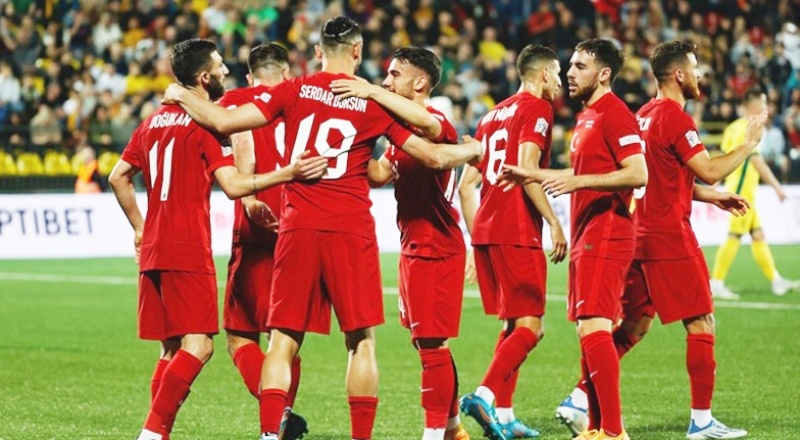 Türkiye'den Litvanya'ya yarım düzine gol