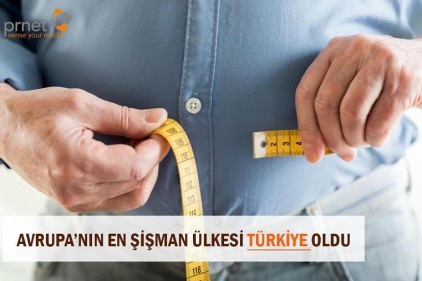 Türkiye&#8217;nin yüzde 32&#8217;sinin obez olduğu ortaya çıktı