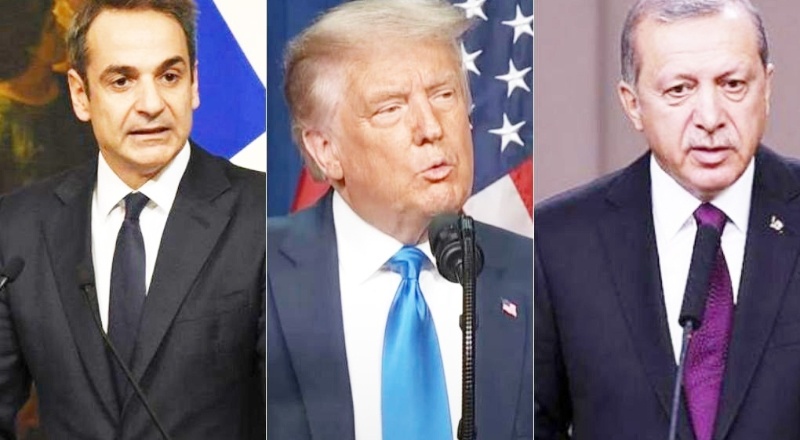 Üçlü telefon diplomasisi: Trump, Erdoğan, Miçotakis